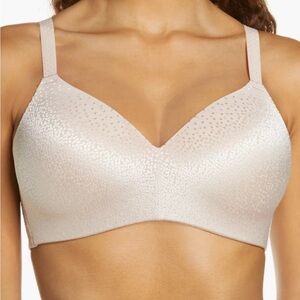 Wacoal Back Appeal Wire Free T-Shirt Bra 36C Rose Dust
